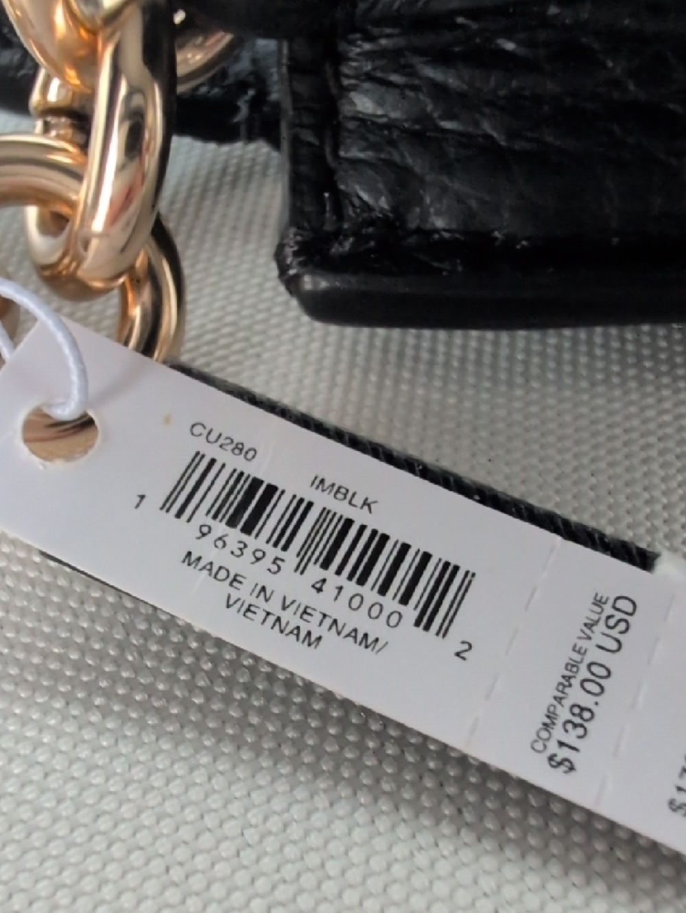 Coach North/South Mini Tote Bag Charm (Style CU280) - Picture 7 of 7